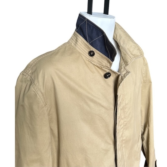 Emidio Tucci Men’s  100% Cotton Classic TRENCH
COAT, Size 56 (46/XL?) - Picture 3 of 8